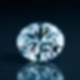 Close-up view of a VVS diamond showcasing its clarity and brilliance