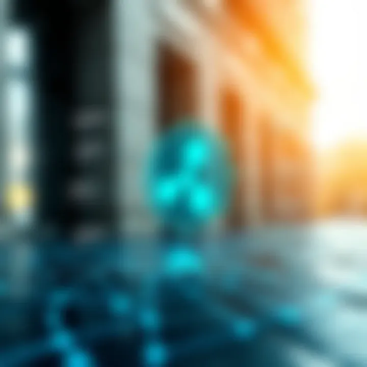 Blockchain's Influence on Banking Practices An infographic showcasing the impact of blockchain technology on traditional banking practices.