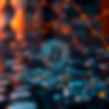 An abstract depiction of blockchain technology and its impact.