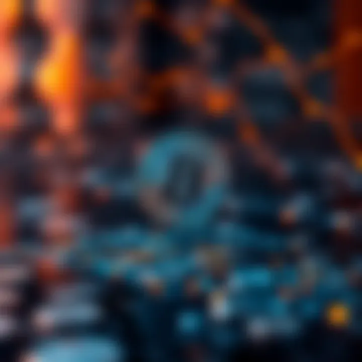 An abstract depiction of blockchain technology and its impact.