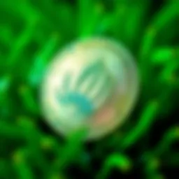 Chia cryptocurrency logo with a green leaf motif