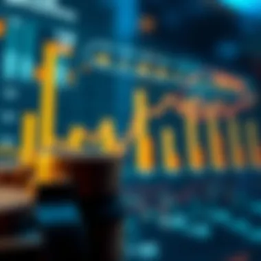 Graph showcasing technological innovations in digital currencies