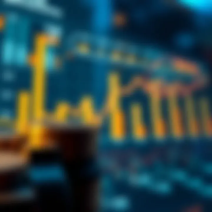 Graph showcasing technological innovations in digital currencies