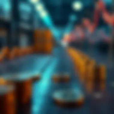 Infographic on investment platforms for crypto