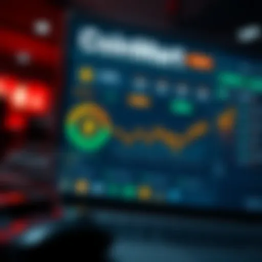 CoinMart User Interface Highlights Overview of CoinMart's user interface showcasing its features