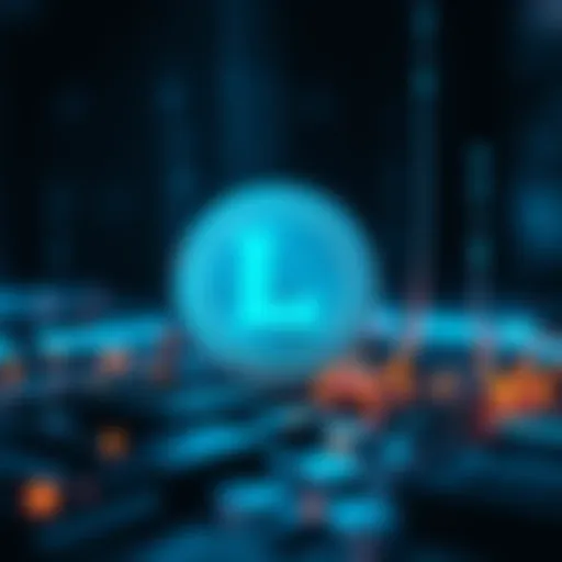 Visual representation of Luna Coins blockchain technology