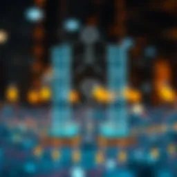 Graphical representation of blockchain architecture