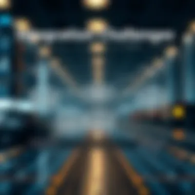 Diagram showing the challenges in integrating blockchain platforms