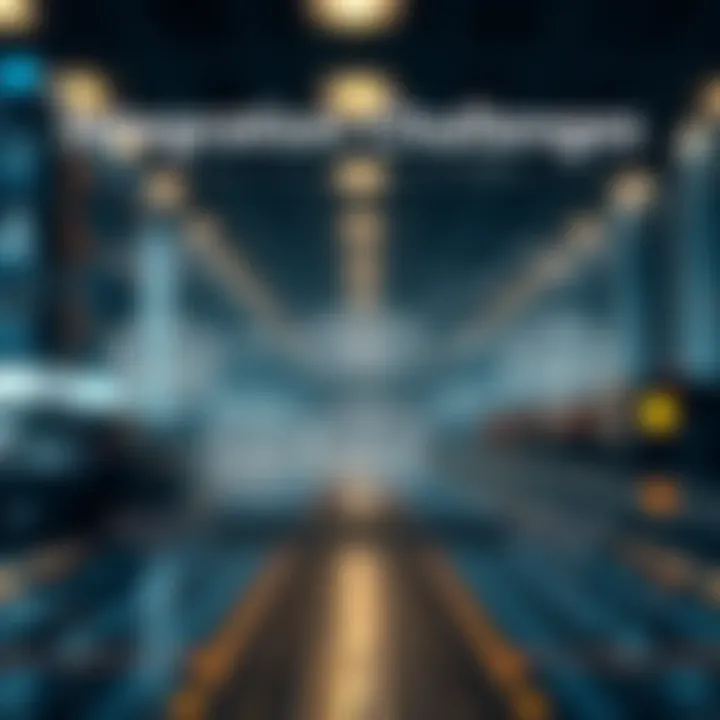 Diagram showing the challenges in integrating blockchain platforms