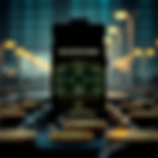 Diagram illustrating the blockchain structure