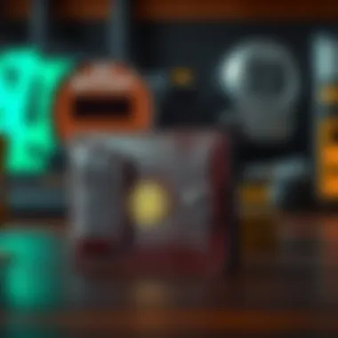 Visual representation of a cold wallet concept