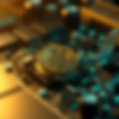 Understanding Blockchain Technology Illustration of blockchain technology as the backbone of NFTs