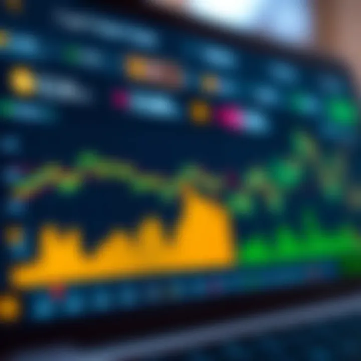 Interface of a popular crypto investment tracker application