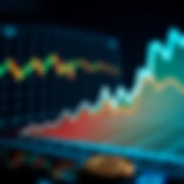 Graph illustrating cryptocurrency market trends
