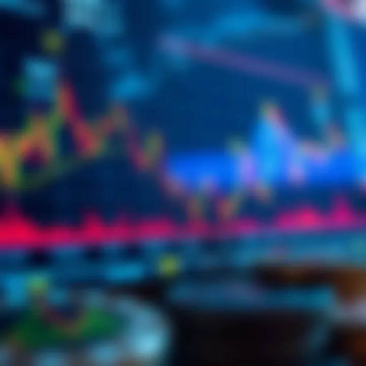 Chart illustrating cryptocurrency market dynamics