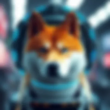 Graphic showcasing Shiba Inu Coin technological advancements