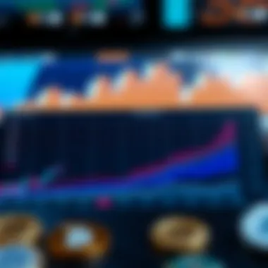 Graph illustrating historical performance of top cryptocurrencies