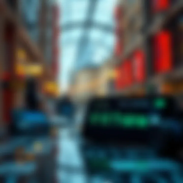 Conceptual image representing digital transactions facilitated by currency converters