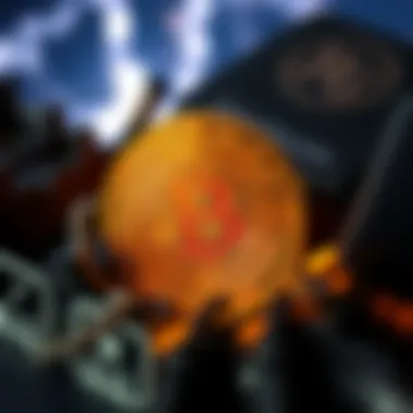 Transformative Impact of Lightning Coins on Cryptocurrency Illustration showing the ecosystem impact of lightning coins