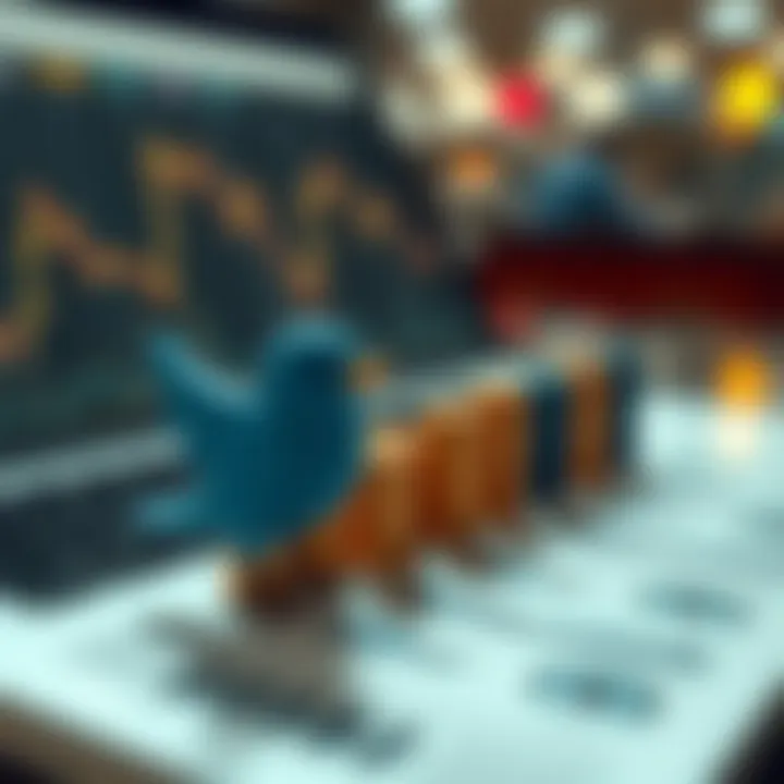 Comparison of Twitter's financial metrics against competitors