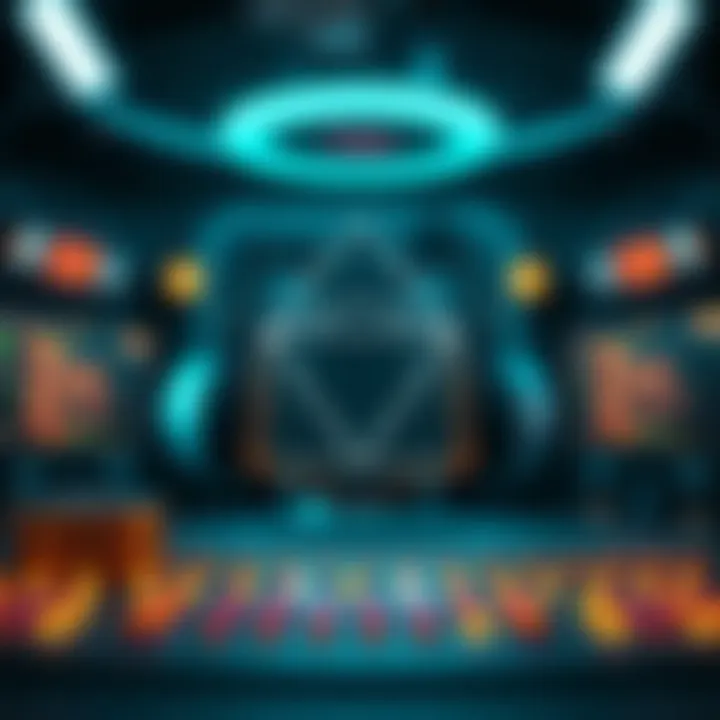 Conceptual artwork illustrating the function of smart contracts in agoric crypto