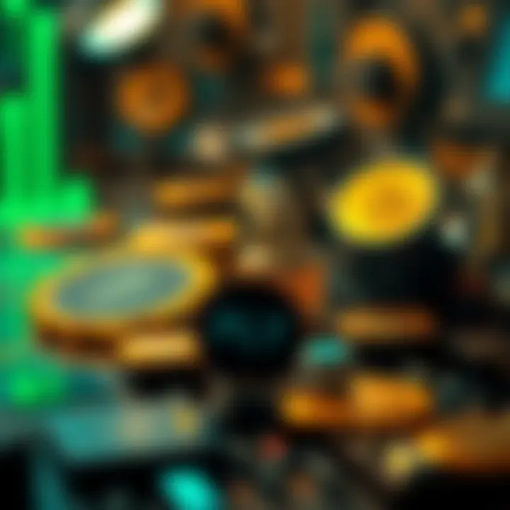 Technological Foundations of Altcoins Illustration of blockchain technology supporting altcoins
