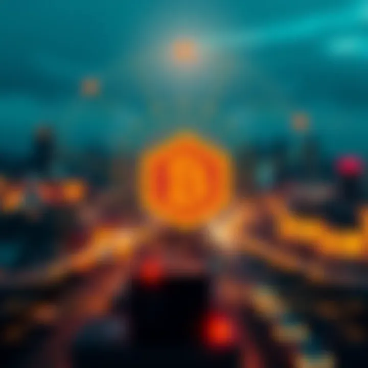 A conceptual diagram illustrating the future prospects of blockchain technology