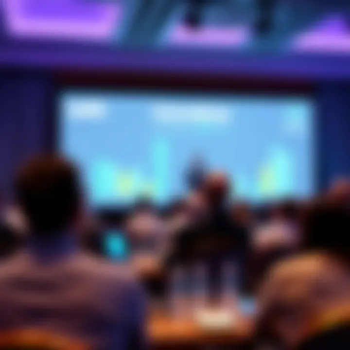 Presentation showcasing new fintech technologies and solutions.