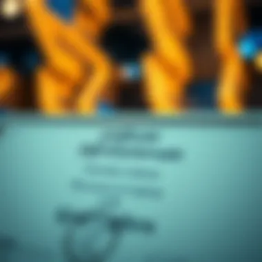 NFT Ownership Certificate Close-up of a digital NFT certificate illustrating ownership.