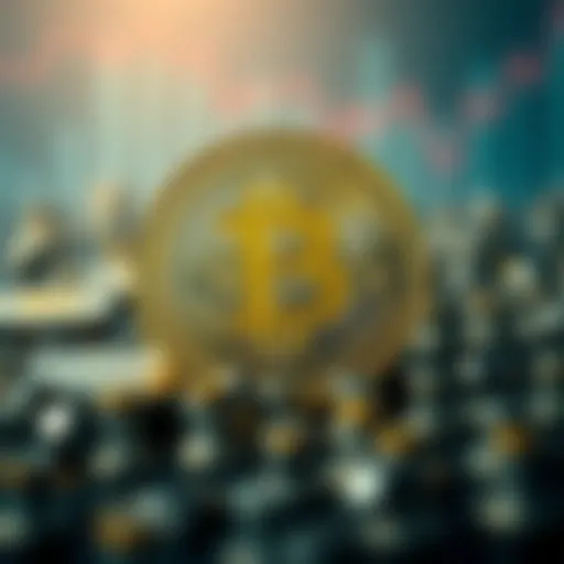 Conceptual illustration of digital currency evolution