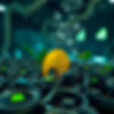 Conceptual art illustrating the future of sustainable practices in cryptocurrency