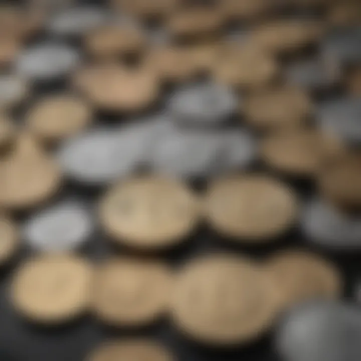 Visual representation of low-cap altcoin market dynamics
