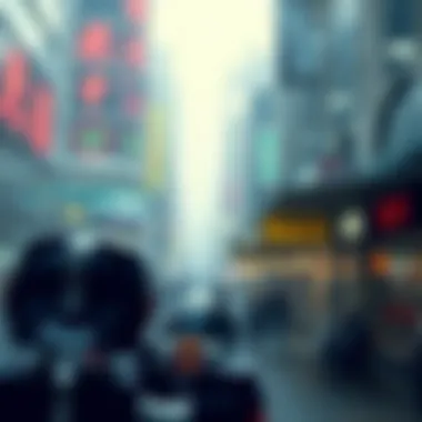 An artistic representation of the NFT market influenced by Shiboshi NFTs