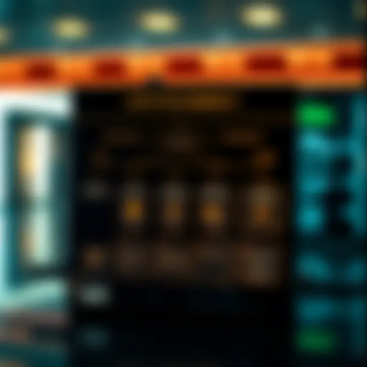 Diagram illustrating the structure of cryptocurrency exchanges