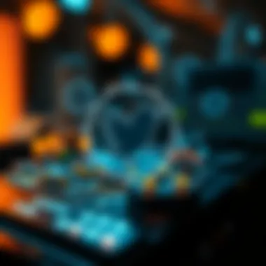 Blockchain Technology Behind NFTs Visual depiction of blockchain technology supporting NFTs