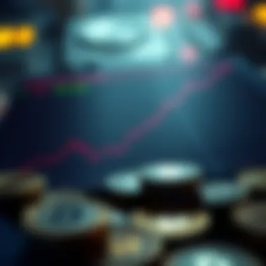 Graph showing risk management strategies in crypto borrowing