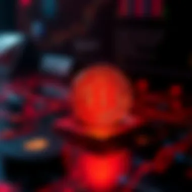 Illustration of secure digital transactions in the crypto ecosystem