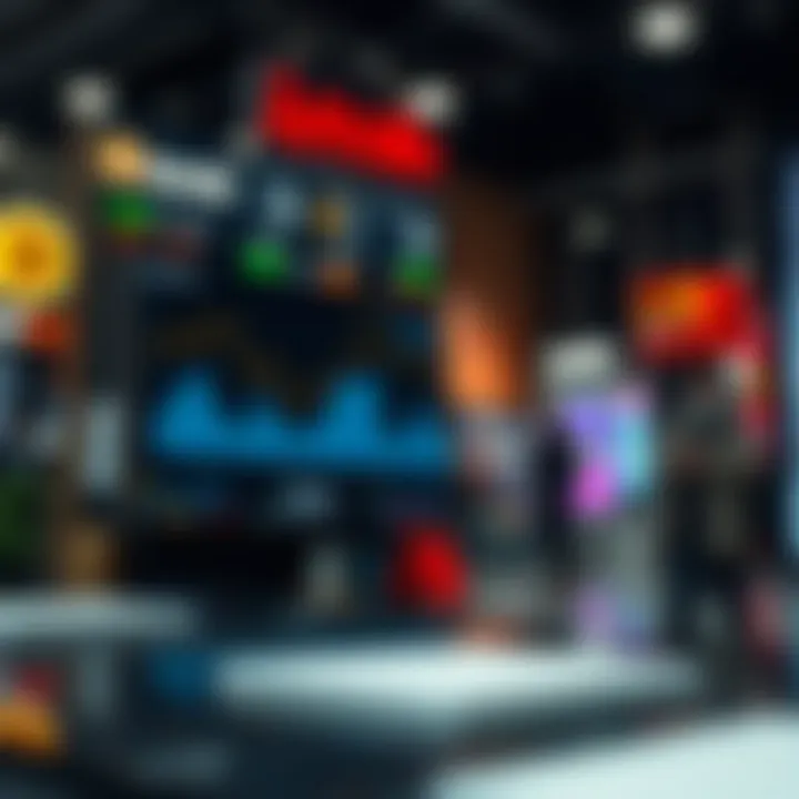 An exchange platform interface for buying crypto