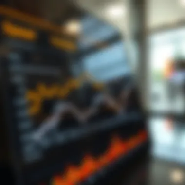 Chart illustrating market trends for cryptocurrencies