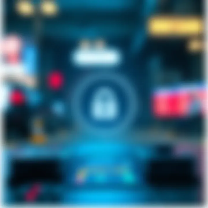 Visual representation of securing digital assets