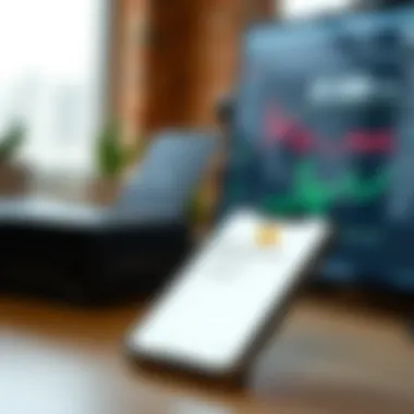 Two-factor authentication setup on a smartphone