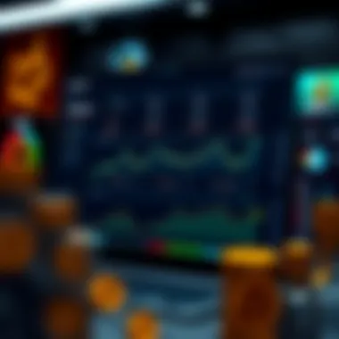 Portfolio management dashboard on a cryptocurrency exchange