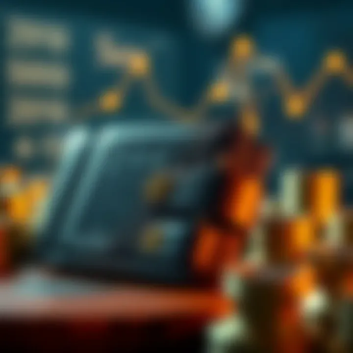 Illustration of secure cryptocurrency transactions