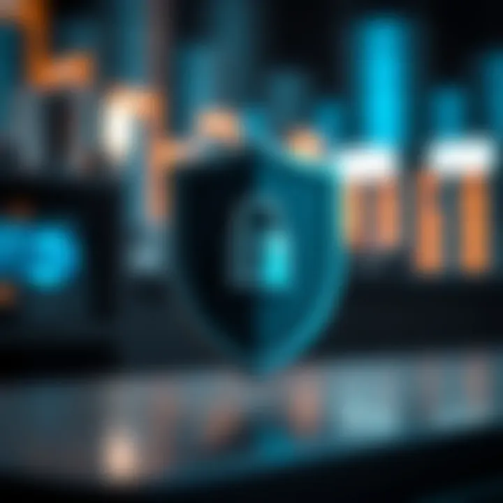 A shield symbolizing robust security measures for wallets