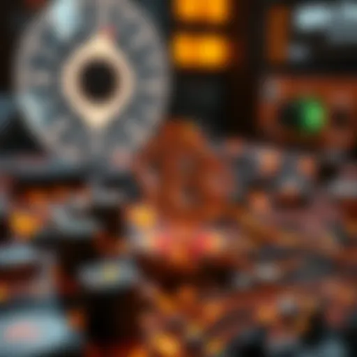 Visual representation of blockchain technology