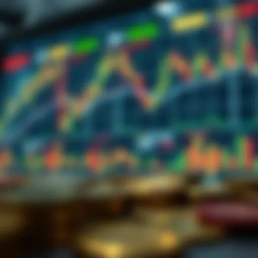 Visual representation of cryptocurrency exchange platforms