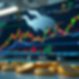 Visual representation of options trading in cryptocurrency markets