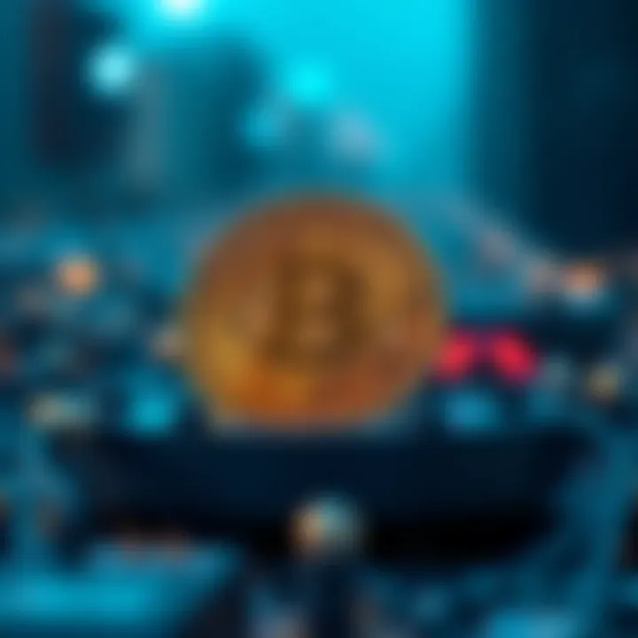 Illustration of blockchain technology and its applications