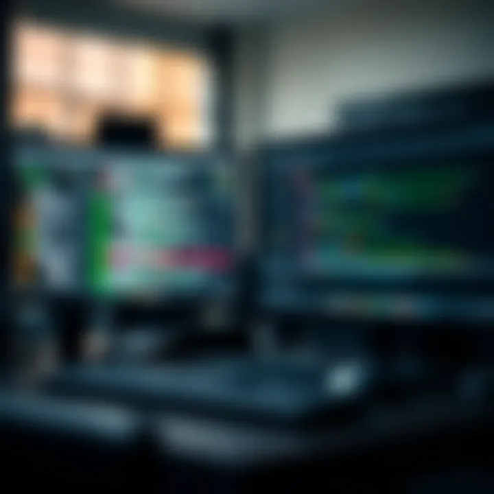 Illustration of coding environments for Solidity development