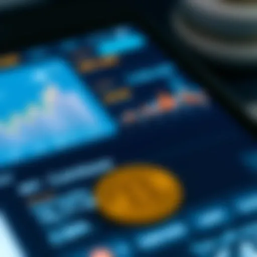 Coinbase Wallet Interface User interface of Coinbase Wallet for cryptocurrency transactions